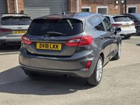 USED 2018 18 FORD FIESTA 1.0T EcoBoost Titanium Hatchback 5dr Petrol Auto Euro 6 (s/s) (100 ps) SENSORS+NAV+SERVICE