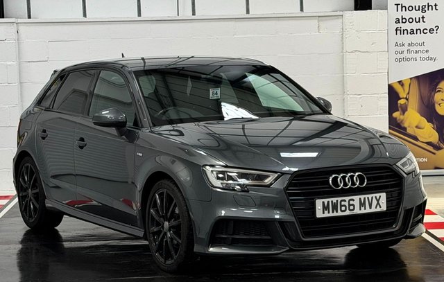 2016 66 Audi A3 1.6 TDI S line Sportback 5dr Diesel Manual Euro 6 (s/s) (110 ps)