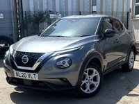 USED 2020 20 NISSAN JUKE 1.0 DIG-T N-Connecta SUV 5dr Petrol Manual Euro 6 (s/s) (117 ps) - APPLE CAR PLAY - F/S/H - SAT NAV - REVERSE CAMERA - BLUETOOTH - P/SENSORS - CRUISE - DAB RADIO