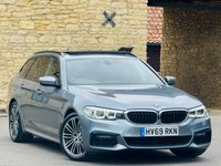 USED 2019 69 BMW 5 SERIES 2.0 520i GPF M Sport Touring 5dr Petrol Auto Euro 6 (s/s) (184 ps) LEATHER+SAT NAV+PANROOF+ULEZ
