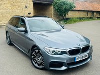 USED 2019 69 BMW 5 SERIES 2.0 520i GPF M Sport Touring 5dr Petrol Auto Euro 6 (s/s) (184 ps) LEATHER+SAT NAV+PANROOF+ULEZ
