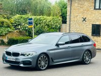 USED 2019 69 BMW 5 SERIES 2.0 520i GPF M Sport Touring 5dr Petrol Auto Euro 6 (s/s) (184 ps) LEATHER+SAT NAV+PANROOF+ULEZ