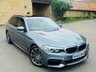 USED 2019 69 BMW 5 SERIES 2.0 520i GPF M Sport Touring 5dr Petrol Auto Euro 6 (s/s) (184 ps) LEATHER+SAT NAV+PANROOF+ULEZ