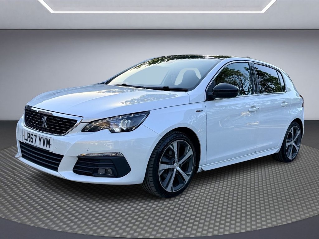 USED 2017 67 PEUGEOT 308 1.2 PureTech GT Line Hatchback 5dr Petrol EAT Euro 6 (s/s) (130 ps) PAN ROOF+APPLE CARPLAY+R/CAMERA+NAV