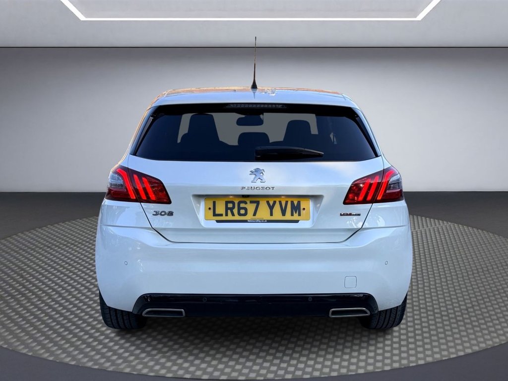 USED 2017 67 PEUGEOT 308 1.2 PureTech GT Line Hatchback 5dr Petrol EAT Euro 6 (s/s) (130 ps) PAN ROOF+APPLE CARPLAY+R/CAMERA+NAV