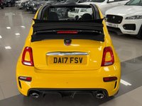 USED 2017 17 ABARTH 595C 1.4 T-Jet Cabrio 2dr Petrol Manual Euro 6 (145 ps) BUMBLE BEE YELLOW & IMMACULATE + LOW MILEAGE CONVERTIBLE FSH!