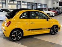 USED 2017 17 ABARTH 595C 1.4 T-Jet Cabrio 2dr Petrol Manual Euro 6 (145 ps) BUMBLE BEE YELLOW & IMMACULATE + LOW MILEAGE CONVERTIBLE FSH!