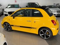 USED 2017 17 ABARTH 595C 1.4 T-Jet Cabrio 2dr Petrol Manual Euro 6 (145 ps) BUMBLE BEE YELLOW & IMMACULATE + LOW MILEAGE CONVERTIBLE FSH!