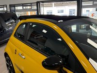 USED 2017 17 ABARTH 595C 1.4 T-Jet Cabrio 2dr Petrol Manual Euro 6 (145 ps) BUMBLE BEE YELLOW & IMMACULATE + LOW MILEAGE CONVERTIBLE FSH!