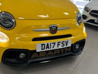 USED 2017 17 ABARTH 595C 1.4 T-Jet Cabrio 2dr Petrol Manual Euro 6 (145 ps) BUMBLE BEE YELLOW & IMMACULATE + LOW MILEAGE CONVERTIBLE FSH!