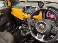 USED 2017 17 ABARTH 595C 1.4 T-Jet Cabrio 2dr Petrol Manual Euro 6 (145 ps) BUMBLE BEE YELLOW & IMMACULATE + LOW MILEAGE CONVERTIBLE FSH!