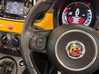 USED 2017 17 ABARTH 595C 1.4 T-Jet Cabrio 2dr Petrol Manual Euro 6 (145 ps) BUMBLE BEE YELLOW & IMMACULATE + LOW MILEAGE CONVERTIBLE FSH!