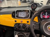 USED 2017 17 ABARTH 595C 1.4 T-Jet Cabrio 2dr Petrol Manual Euro 6 (145 ps) BUMBLE BEE YELLOW & IMMACULATE + LOW MILEAGE CONVERTIBLE FSH!