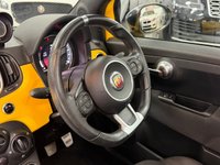 USED 2017 17 ABARTH 595C 1.4 T-Jet Cabrio 2dr Petrol Manual Euro 6 (145 ps) BUMBLE BEE YELLOW & IMMACULATE + LOW MILEAGE CONVERTIBLE FSH!