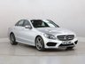 USED 2017 67 MERCEDES-BENZ C CLASS 2.1 C220d AMG Line Saloon 4dr Diesel G-Tronic+ Euro 6 (s/s) (170 ps) SAT NAV | LEATHER | REAR CAM |