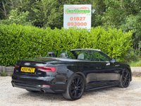 USED 2018 68 AUDI A5 CABRIOLET 2.0 TFSI 40 S line Convertible 2dr Auto  B & O, Auto, Cruise