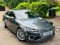 USED 2019 19 AUDI A4 2.0 TFSI 35 S line Saloon 4dr Petrol Manual Euro 6 (s/s) (150 ps) LOW MILES+LEATHER+SAT NAV+ULEZ