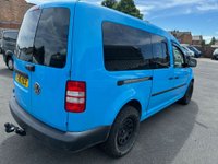 USED 2015 15 VOLKSWAGEN CADDY 1.6 TDI C20 Startline Panel Van 4dr Diesel Manual L1 H1 (101 bhp) NO VAT CREW CAB WITH AIR CON !!!  FULLY CARPETED FOR A CONVERSION !!!