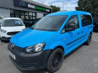 USED 2015 15 VOLKSWAGEN CADDY 1.6 TDI C20 Startline Panel Van 4dr Diesel Manual L1 H1 (101 bhp) NO VAT CREW CAB WITH AIR CON !!!  FULLY CARPETED FOR A CONVERSION !!!