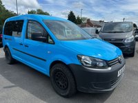 USED 2015 15 VOLKSWAGEN CADDY 1.6 TDI C20 Startline Panel Van 4dr Diesel Manual L1 H1 (101 bhp) NO VAT CREW CAB WITH AIR CON !!!  FULLY CARPETED FOR A CONVERSION !!!