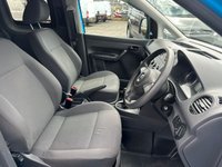 USED 2015 15 VOLKSWAGEN CADDY 1.6 TDI C20 Startline Panel Van 4dr Diesel Manual L1 H1 (101 bhp) NO VAT CREW CAB WITH AIR CON !!!  FULLY CARPETED FOR A CONVERSION !!!