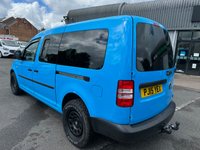 USED 2015 15 VOLKSWAGEN CADDY 1.6 TDI C20 Startline Panel Van 4dr Diesel Manual L1 H1 (101 bhp) NO VAT CREW CAB WITH AIR CON !!!  FULLY CARPETED FOR A CONVERSION !!!
