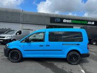 USED 2015 15 VOLKSWAGEN CADDY 1.6 TDI C20 Startline Panel Van 4dr Diesel Manual L1 H1 (101 bhp) NO VAT CREW CAB WITH AIR CON !!!  FULLY CARPETED FOR A CONVERSION !!!