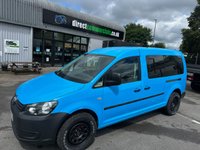 USED 2015 15 VOLKSWAGEN CADDY 1.6 TDI C20 Startline Panel Van 4dr Diesel Manual L1 H1 (101 bhp) NO VAT CREW CAB WITH AIR CON !!!  FULLY CARPETED FOR A CONVERSION !!!