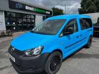USED 2015 15 VOLKSWAGEN CADDY 1.6 TDI C20 Startline Panel Van 4dr Diesel Manual L1 H1 (101 bhp) NO VAT CREW CAB WITH AIR CON !!!  FULLY CARPETED FOR A CONVERSION !!!
