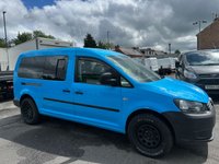 USED 2015 15 VOLKSWAGEN CADDY 1.6 TDI C20 Startline Panel Van 4dr Diesel Manual L1 H1 (101 bhp) NO VAT CREW CAB WITH AIR CON !!!  FULLY CARPETED FOR A CONVERSION !!!