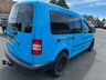 USED 2015 15 VOLKSWAGEN CADDY 1.6 TDI C20 Startline Panel Van 4dr Diesel Manual L1 H1 (101 bhp) NO VAT CREW CAB WITH AIR CON !!!  FULLY CARPETED FOR A CONVERSION !!!