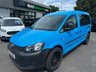 USED 2015 15 VOLKSWAGEN CADDY 1.6 TDI C20 Startline Panel Van 4dr Diesel Manual L1 H1 (101 bhp) NO VAT CREW CAB WITH AIR CON !!!  FULLY CARPETED FOR A CONVERSION !!!