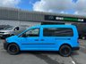 USED 2015 15 VOLKSWAGEN CADDY 1.6 TDI C20 Startline Panel Van 4dr Diesel Manual L1 H1 (101 bhp) NO VAT CREW CAB WITH AIR CON !!!  FULLY CARPETED FOR A CONVERSION !!!