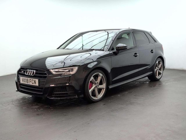 USED 2018 18 AUDI S3 2.0 S3 Sportback TFSI Black Edition Quattro Semi-Auto 4WD 5dr CLICK+COLLECT / HOME DELIVERY