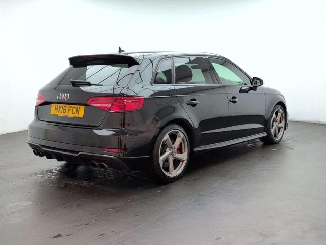 USED 2018 18 AUDI S3 2.0 S3 Sportback TFSI Black Edition Quattro Semi-Auto 4WD 5dr CLICK+COLLECT / HOME DELIVERY