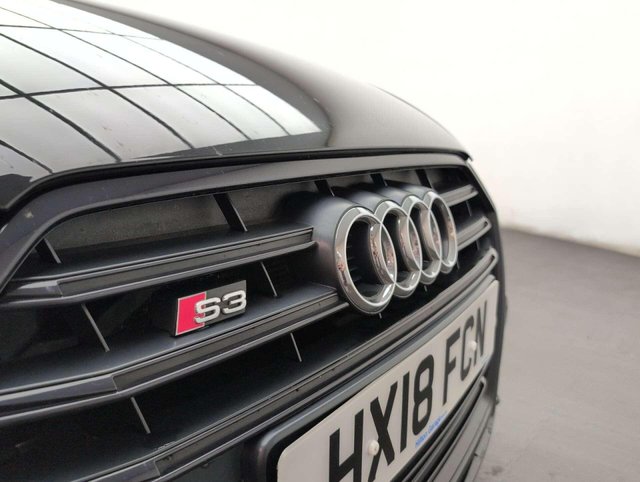 USED 2018 18 AUDI S3 2.0 S3 Sportback TFSI Black Edition Quattro Semi-Auto 4WD 5dr CLICK+COLLECT / HOME DELIVERY