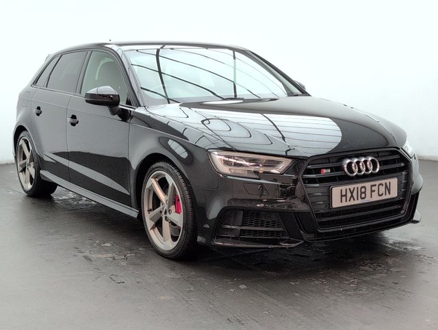 USED 2018 18 AUDI S3 2.0 S3 Sportback TFSI Black Edition Quattro Semi-Auto 4WD 5dr CLICK+COLLECT / HOME DELIVERY