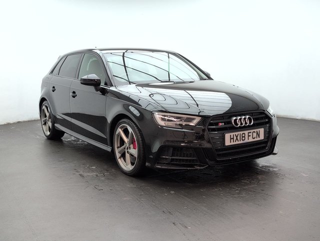 USED 2018 18 AUDI S3 2.0 S3 Sportback TFSI Black Edition Quattro Semi-Auto 4WD 5dr CLICK+COLLECT / HOME DELIVERY