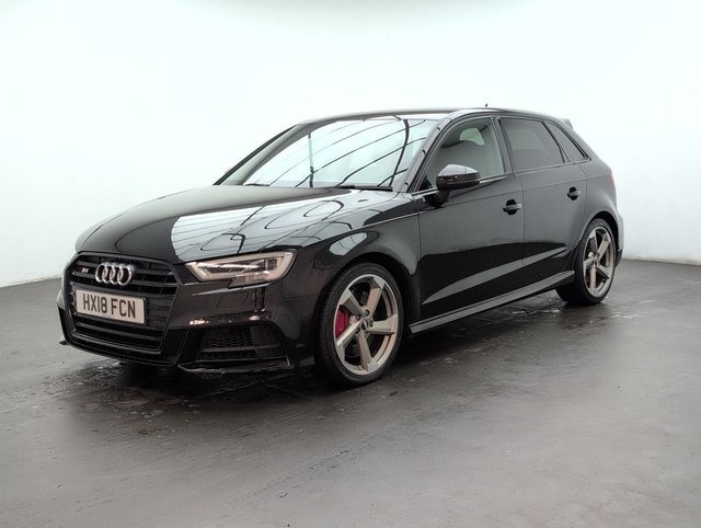 USED 2018 18 AUDI S3 2.0 S3 Sportback TFSI Black Edition Quattro Semi-Auto 4WD 5dr CLICK+COLLECT / HOME DELIVERY