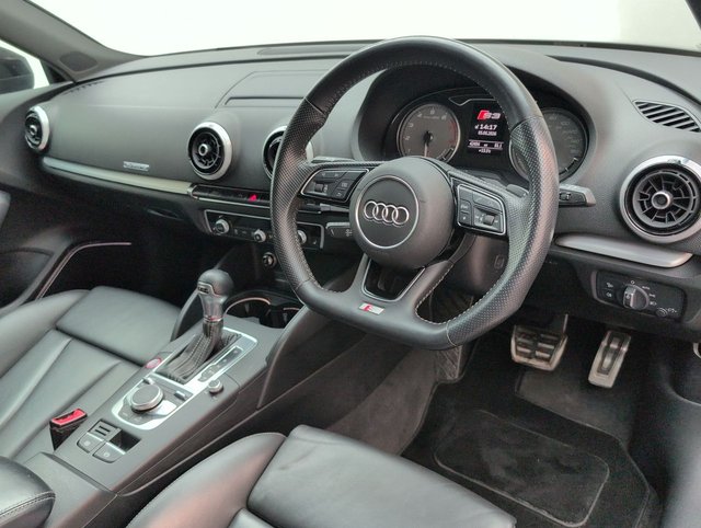 USED 2018 18 AUDI S3 2.0 S3 Sportback TFSI Black Edition Quattro Semi-Auto 4WD 5dr CLICK+COLLECT / HOME DELIVERY