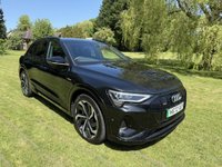 USED 2023 72 AUDI E-TRON 55 Black Edition SUV 5dr Electric Auto quattro 95kWh (11kW Charger) (408 ps) VAT Q, 1 Owner, Exceptional