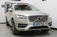 USED 2016 16 VOLVO XC90 2.0 D5 PowerPulse Inscription Auto 4WD Euro 6 (s/s) 5dr HUGE VOLVO HISTORY & SPEC-B&W!