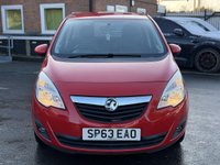 USED 2013 63 VAUXHALL MERIVA 1.4 16V Energy MPV 5dr Petrol Manual Euro 5 (100 ps) LONG MOT - JUST SERVICED