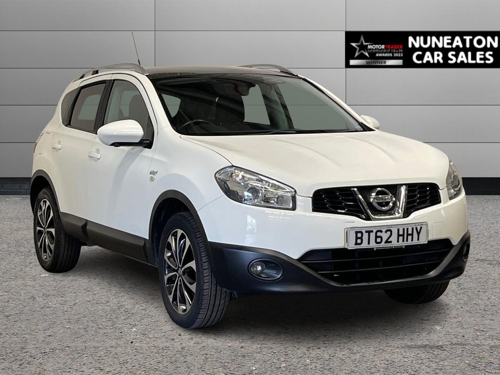 USED 2013 62 NISSAN QASHQAI 1.6 n-tec+ SUV 5dr Petrol Manual 2WD Euro 5 (117 ps) 360 cameras