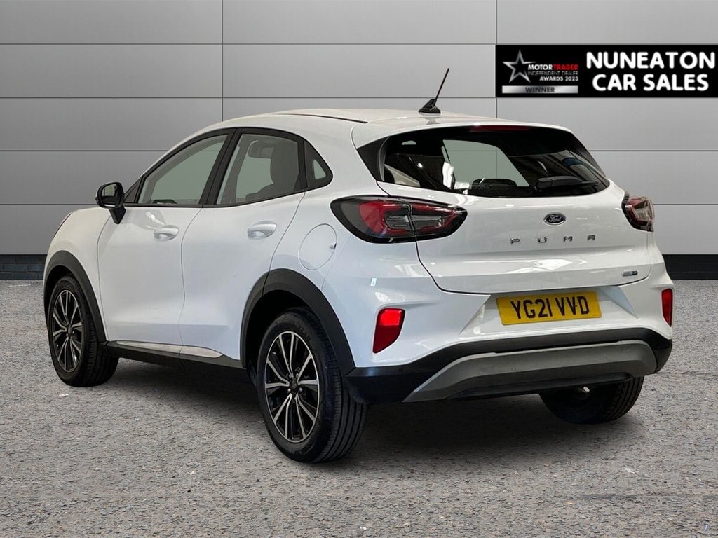 USED 2021 21 FORD PUMA 1.0T EcoBoost MHEV Titanium SUV 5dr Petrol Manual Euro 6 (s/s) (125 ps) Frozen White Premium Paint