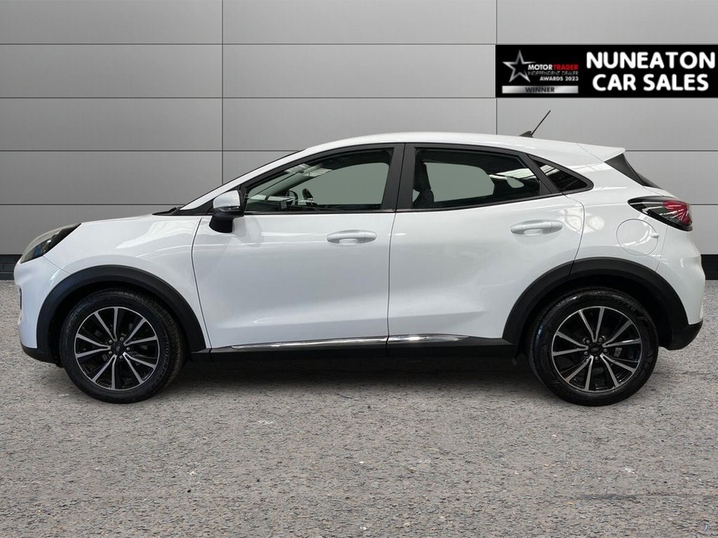 USED 2021 21 FORD PUMA 1.0T EcoBoost MHEV Titanium SUV 5dr Petrol Manual Euro 6 (s/s) (125 ps) Frozen White Premium Paint