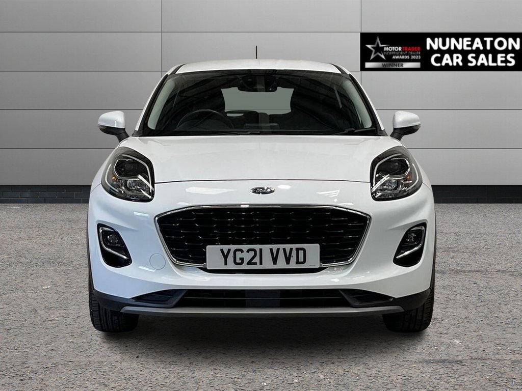USED 2021 21 FORD PUMA 1.0T EcoBoost MHEV Titanium SUV 5dr Petrol Manual Euro 6 (s/s) (125 ps) Frozen White Premium Paint