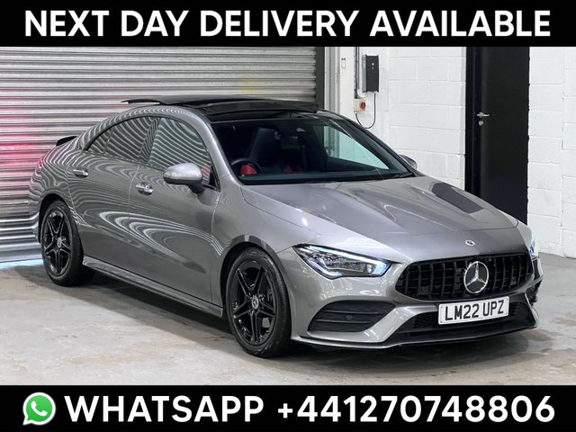 View our Mercedes-Benz Cla 1.3 CLA180 AMG Line (Premium Plus 2) Coupe 4dr Petrol 7G-DCT Euro 6 (s/s) (136 ps)