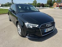 USED 2017 17 AUDI A3 1.0 TFSI SE Sportback 5dr Petrol Manual Euro 6 (s/s) (116 ps) 1 FORMER KEEPER, XENONS, MOT DEC'