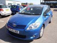 USED 2012 62 TOYOTA AURIS 1.6 V-Matic Colour Collection Hatchback 5dr Petrol Manual Euro 5 (132 ps) Budget clearance -  no inspection performed - no warranty provided - not eligible for financing - no part exchange accepted - classified as Trade/DIY clearance sale.